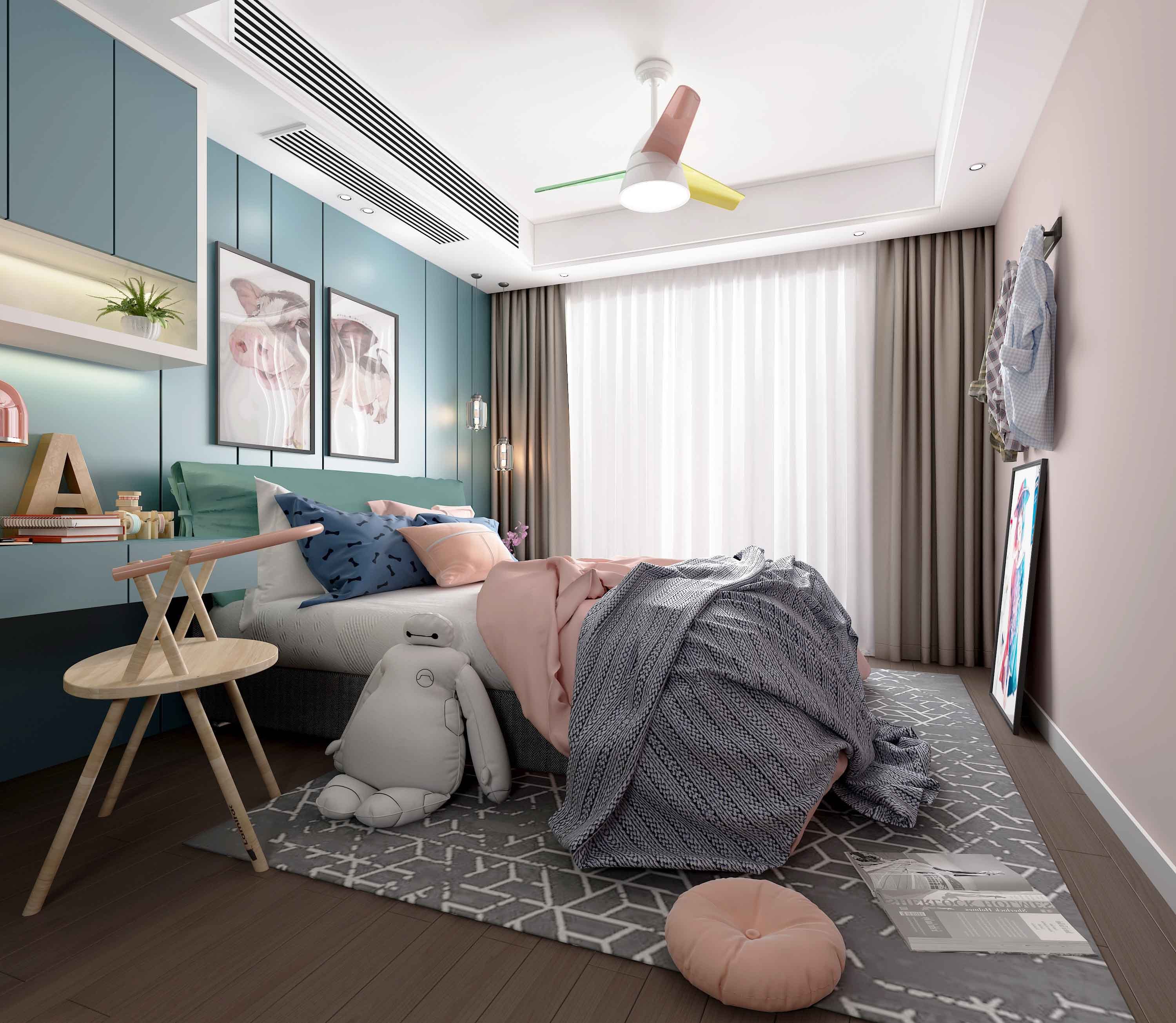 不同风格的女儿房