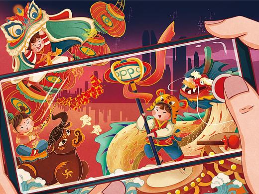 新年.年节插画