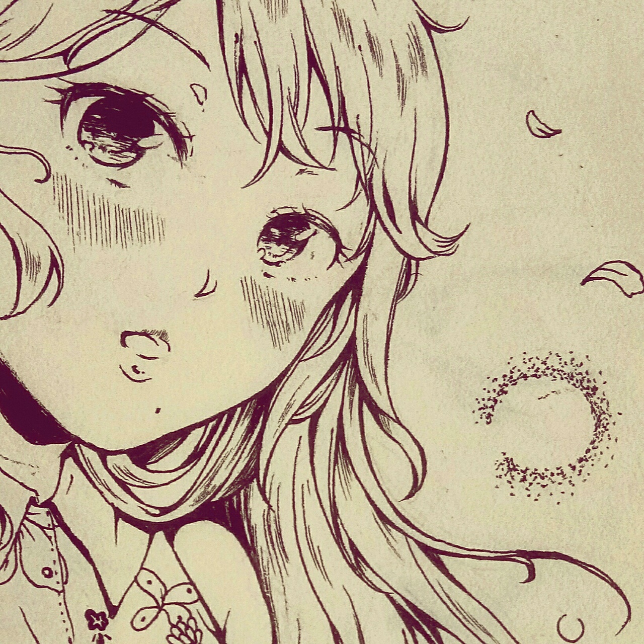 摸鱼·美少女??（图ZOTkxNDAwNjQ=） - 单幅漫画 - 站酷设计师Humanhu原创素材 - 站酷ZCOOL