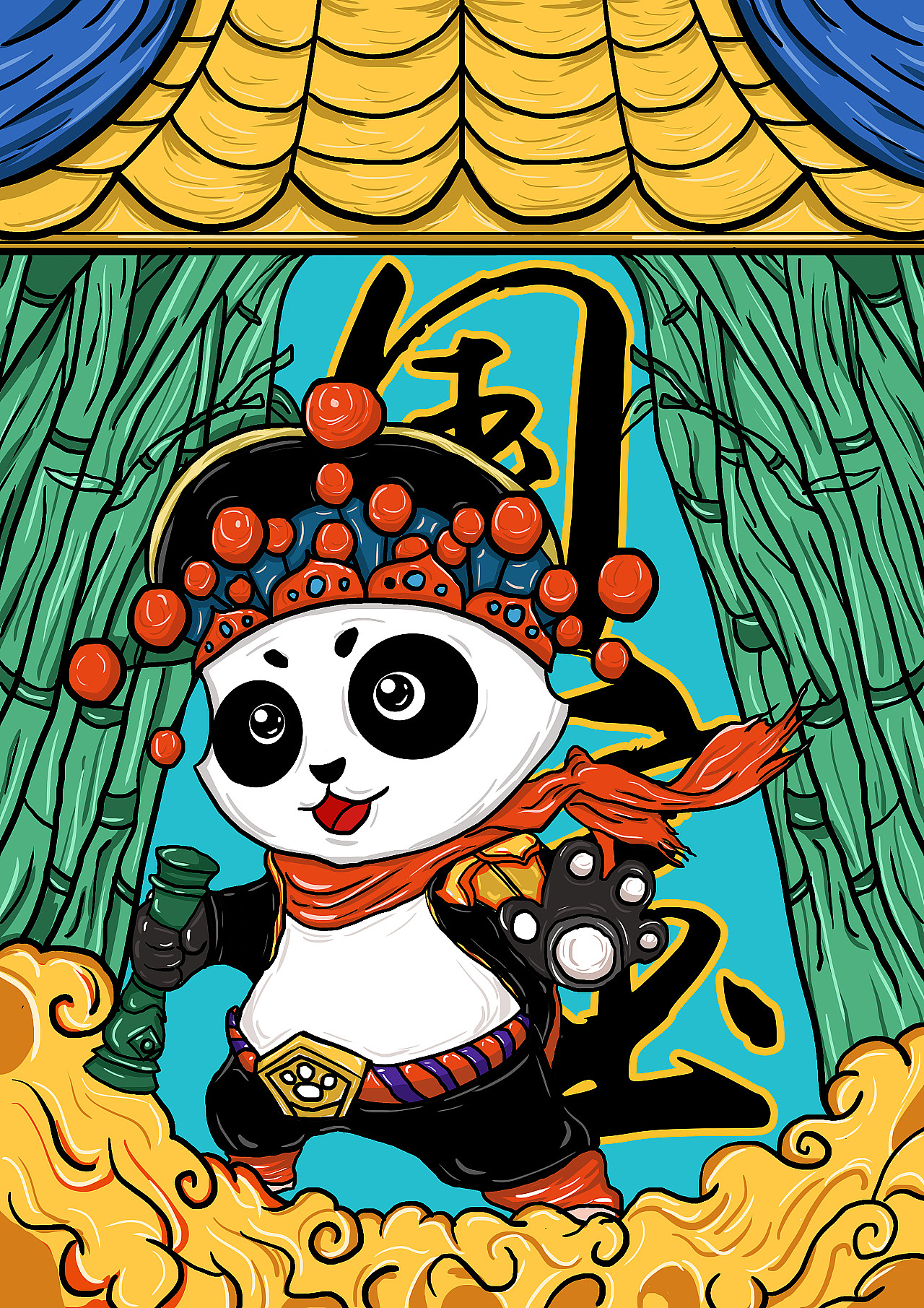 2019年国潮插画合集