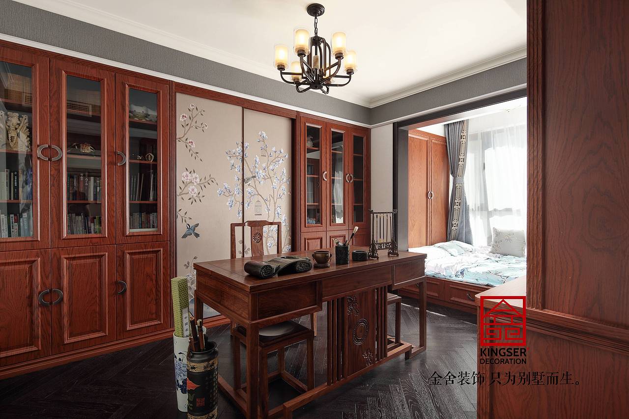 新中式实景室内设计