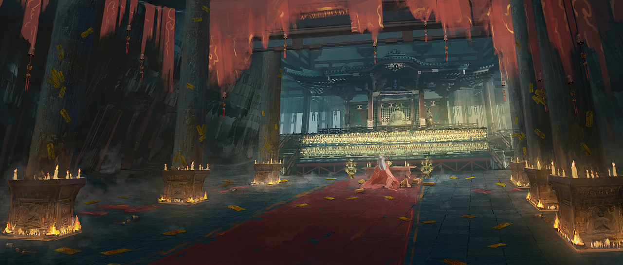 浮云宫（图ZMTgxMTgxMzQ4） - 概念设定 - 站酷设计师来一杯小可原创素材 - 站酷ZCOOL