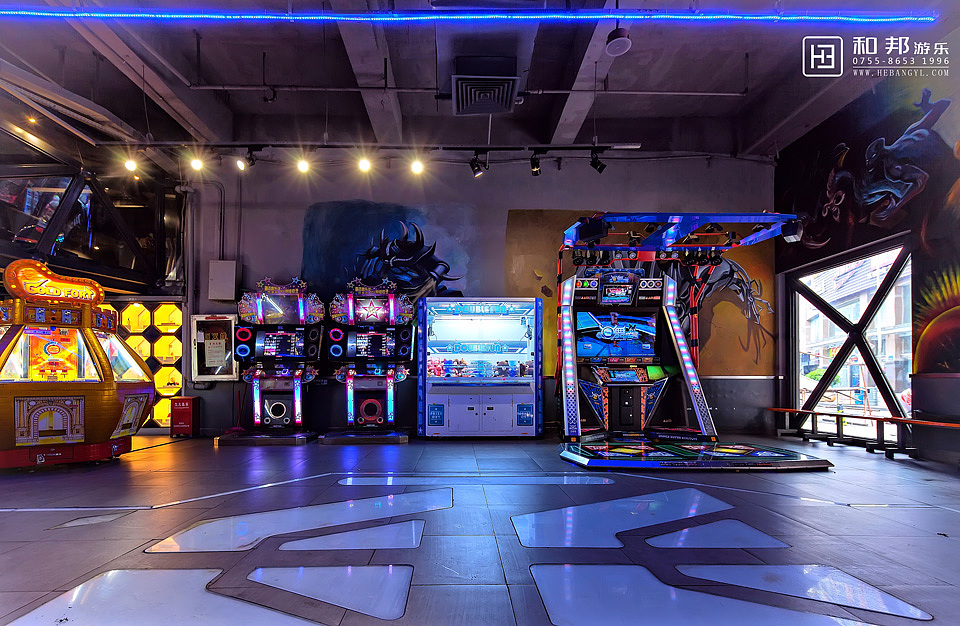 【深圳优秀装修公司】首选和邦游乐-高端电玩城设计