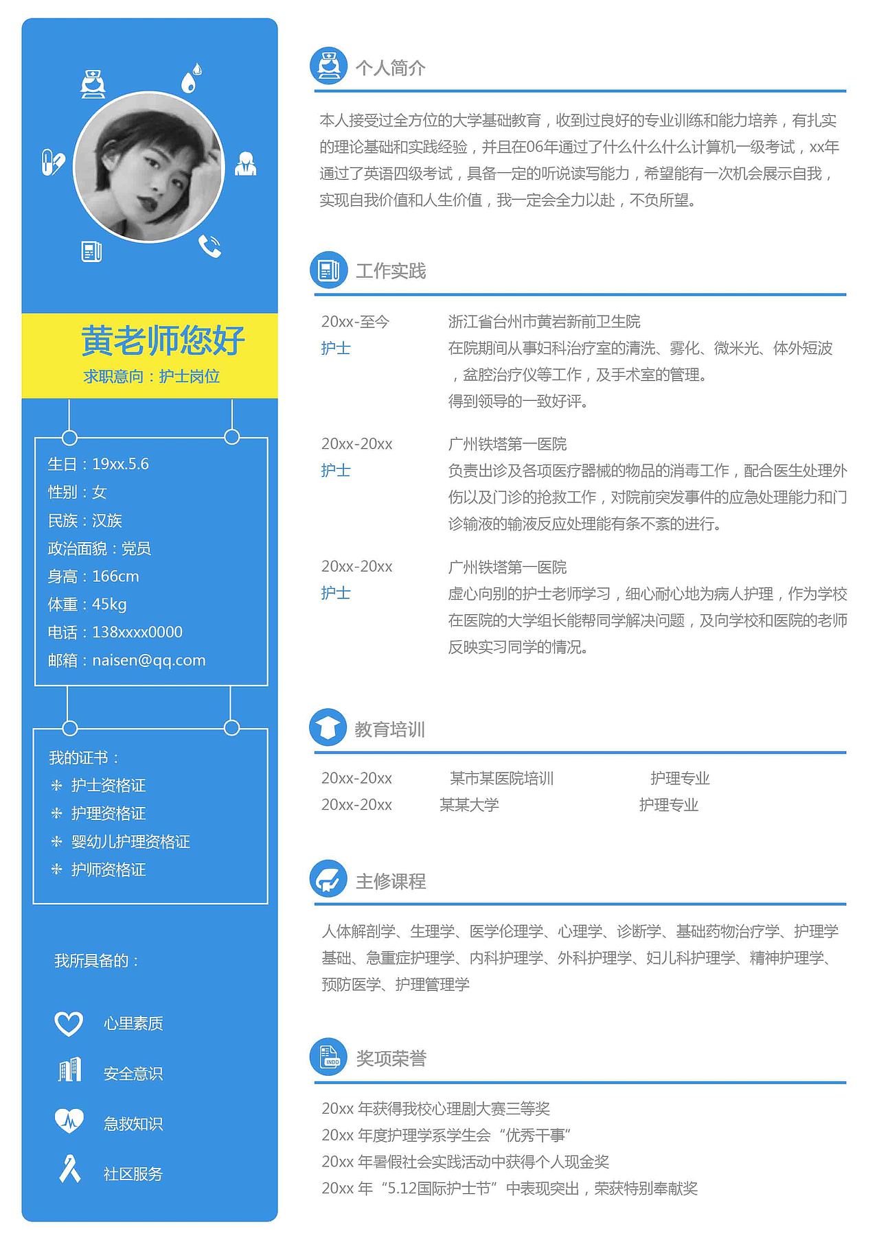 ps简历个性封面