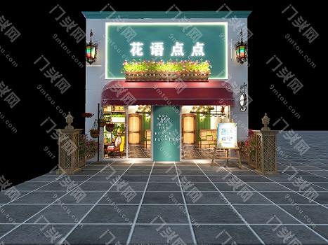 花店门头设计-水果店门头