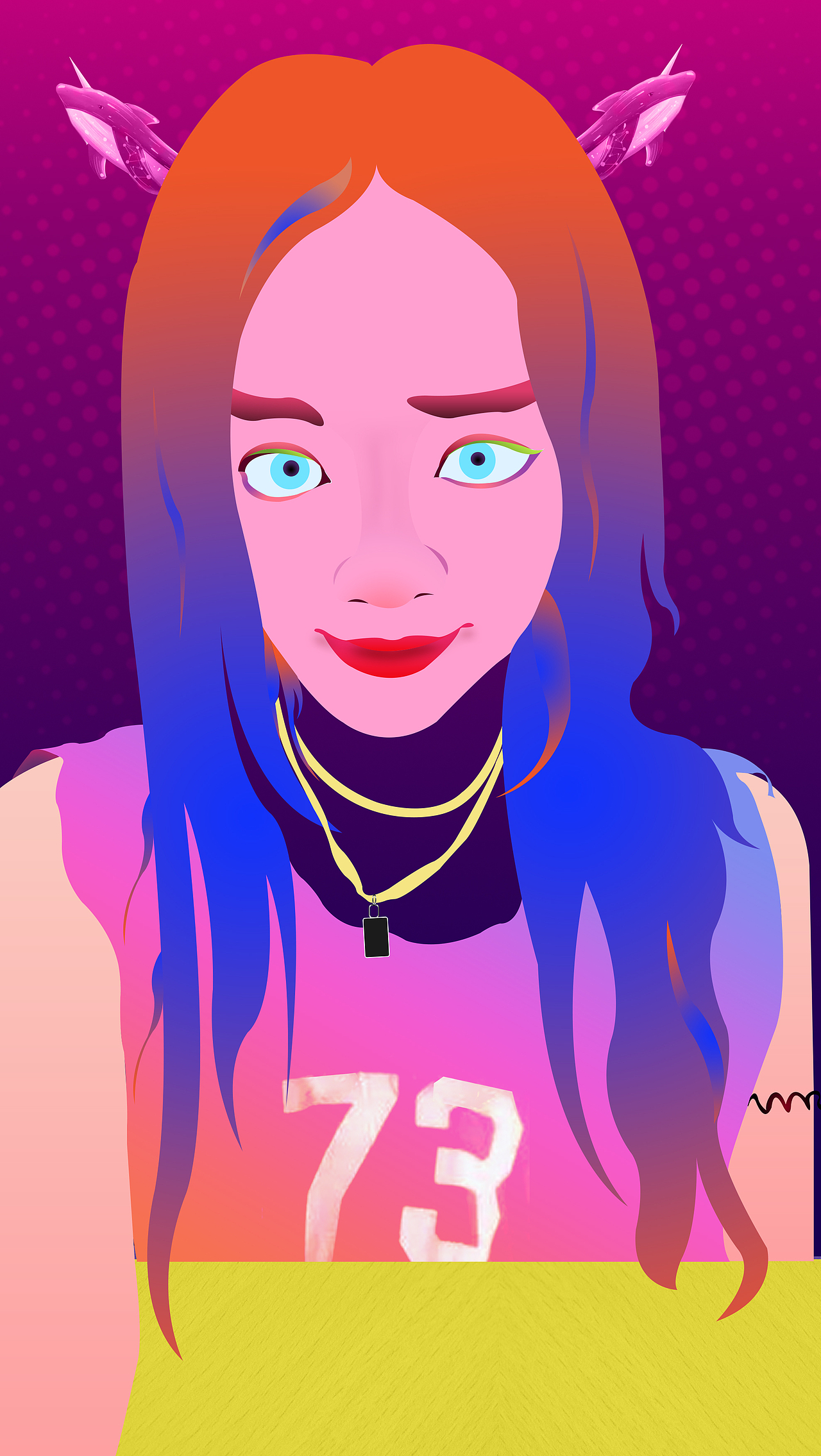 渐变色的应用（人物）（图ZODQxNTIyMTY=） - 创作习作 - 站酷设计师梵高眼影原创素材 - 站酷ZCOOL