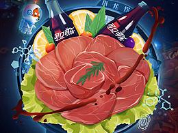 美食插画