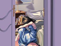 獨(dú)居系列插畫