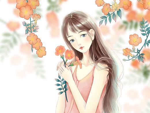 凌霄（个人主页-ZMzI0MTc5MjA=） - 创作习作 - 站酷设计师夏陌插画原创素材 - 站酷ZCOOL