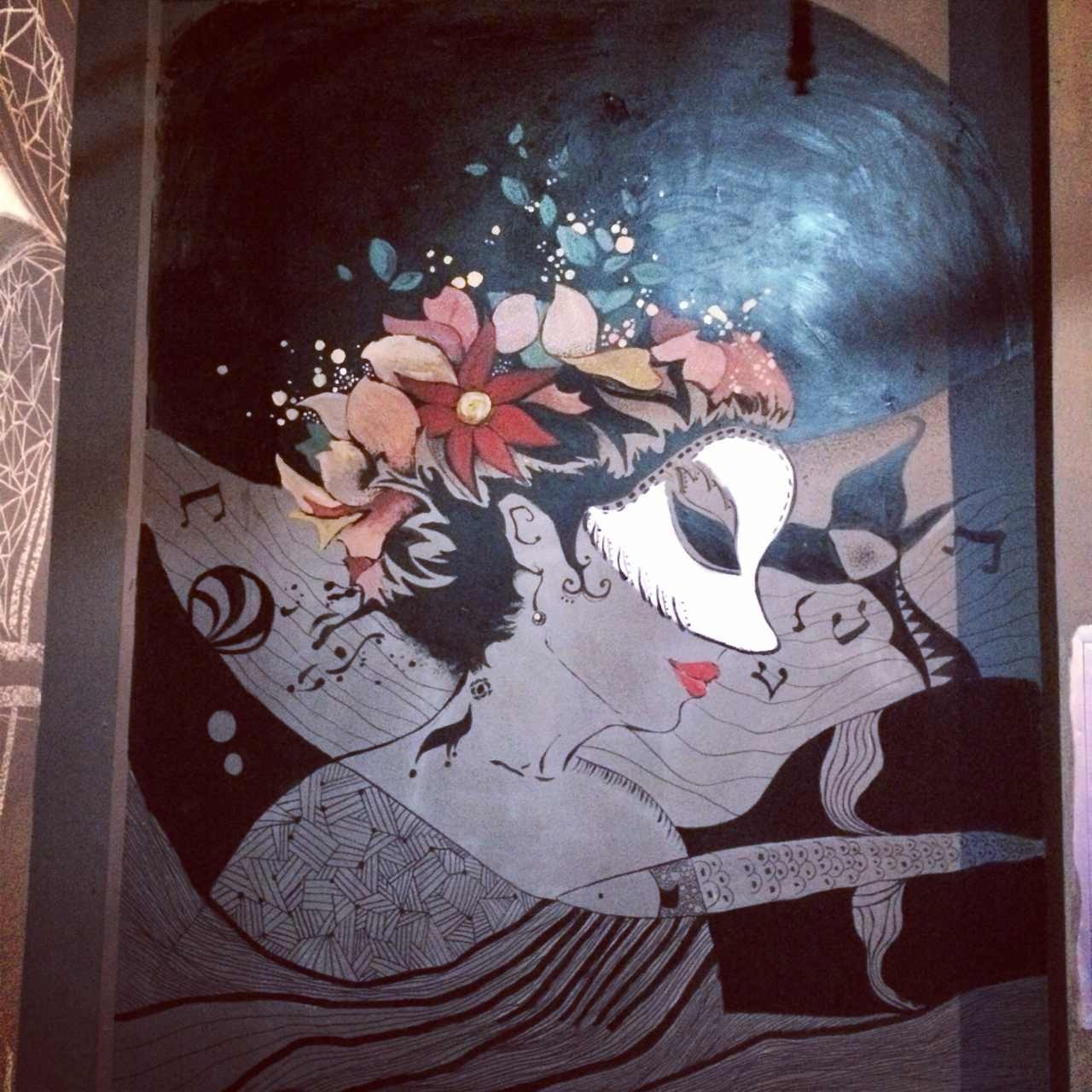 酒吧墙绘 @ming in shanghai