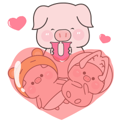 肉肉猪——微信表情|动漫|网络表情|杰思创意 - 原创作品 - 站酷