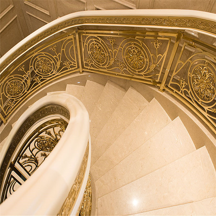 香港经典酒店装饰纯铜双色雕刻楼梯扶手护栏众钰厂家（图ZMjY4MjM2MTQ4） - 其他 - 站酷设计师众钰屏风护栏原创素材 - 站酷ZCOOL