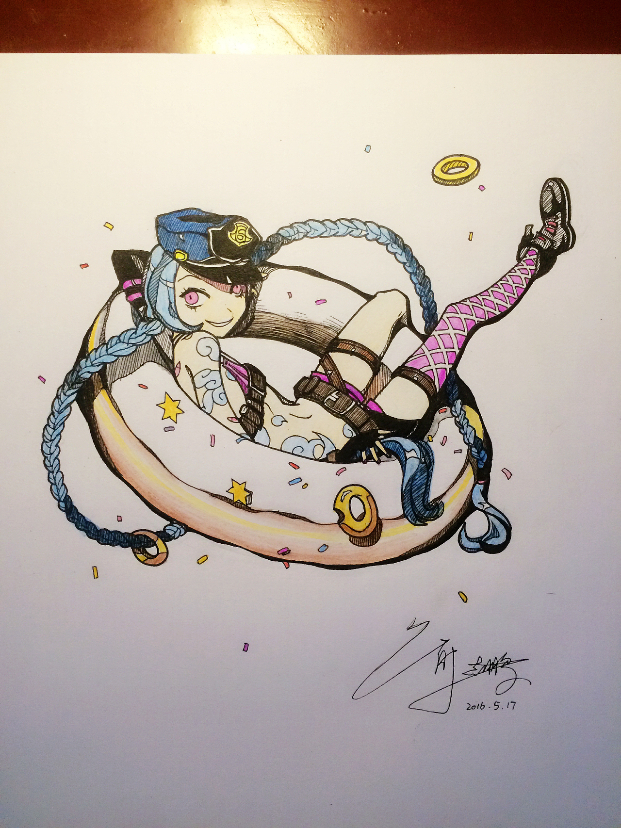 lol - 金克斯（图ZNDkzNzcyMjA=） - 单幅漫画 - 站酷设计师插画师Ekko原创素材 - 站酷ZCOOL