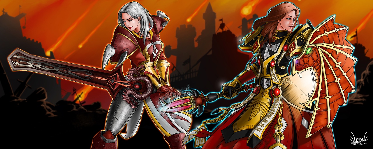 铁血与圣光（图ZMjA2NjM2ODQ4） - 游戏原画 - 站酷设计师LeonKT原创素材 - 站酷ZCOOL