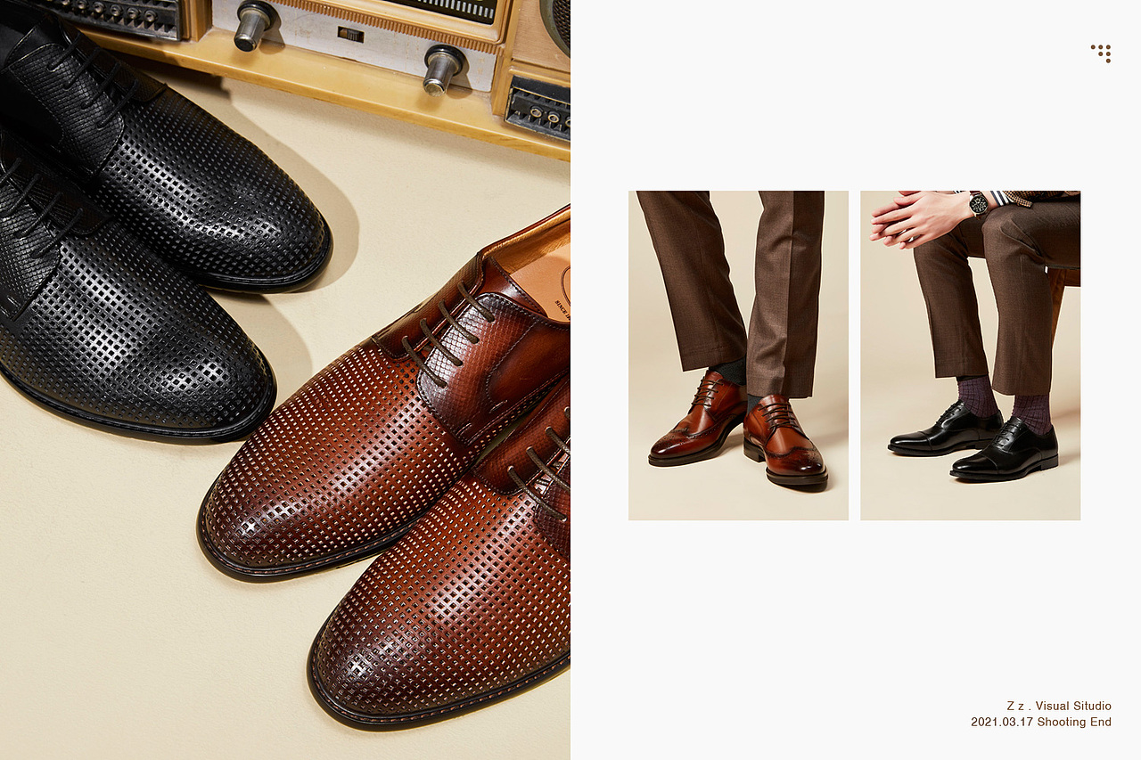 精品高端男鞋拍摄 时尚男装拍摄 休闲男鞋摄影