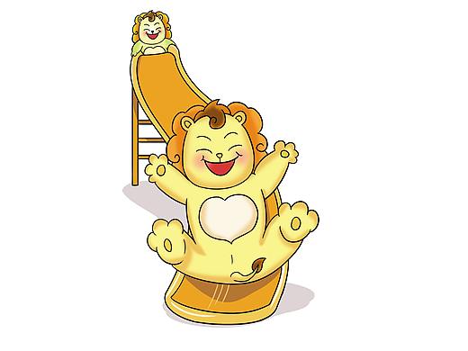 石狮市二幼狮子图像动态图绘画