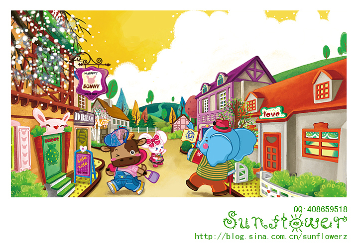 Growth儿童绘本（图ZNjQzMjEy） - 艺术插画 - 站酷设计师爱绘集原创素材 - 站酷ZCOOL