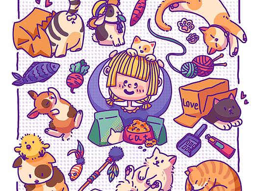 童年（個(gè)人主頁(yè)-ZNDY5MDI4OTI=） - 創(chuàng)作習(xí)作 - 站酷設(shè)計(jì)師蘭沐枝枝原創(chuàng)素材 - 站酷ZCOOL