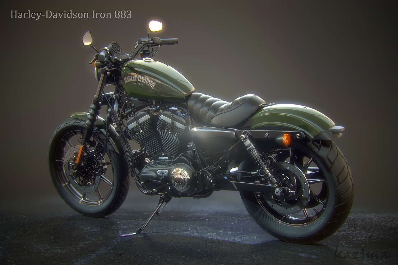 哈雷883硬汉 运动巡航摩托车harley-davidsoniron883cg