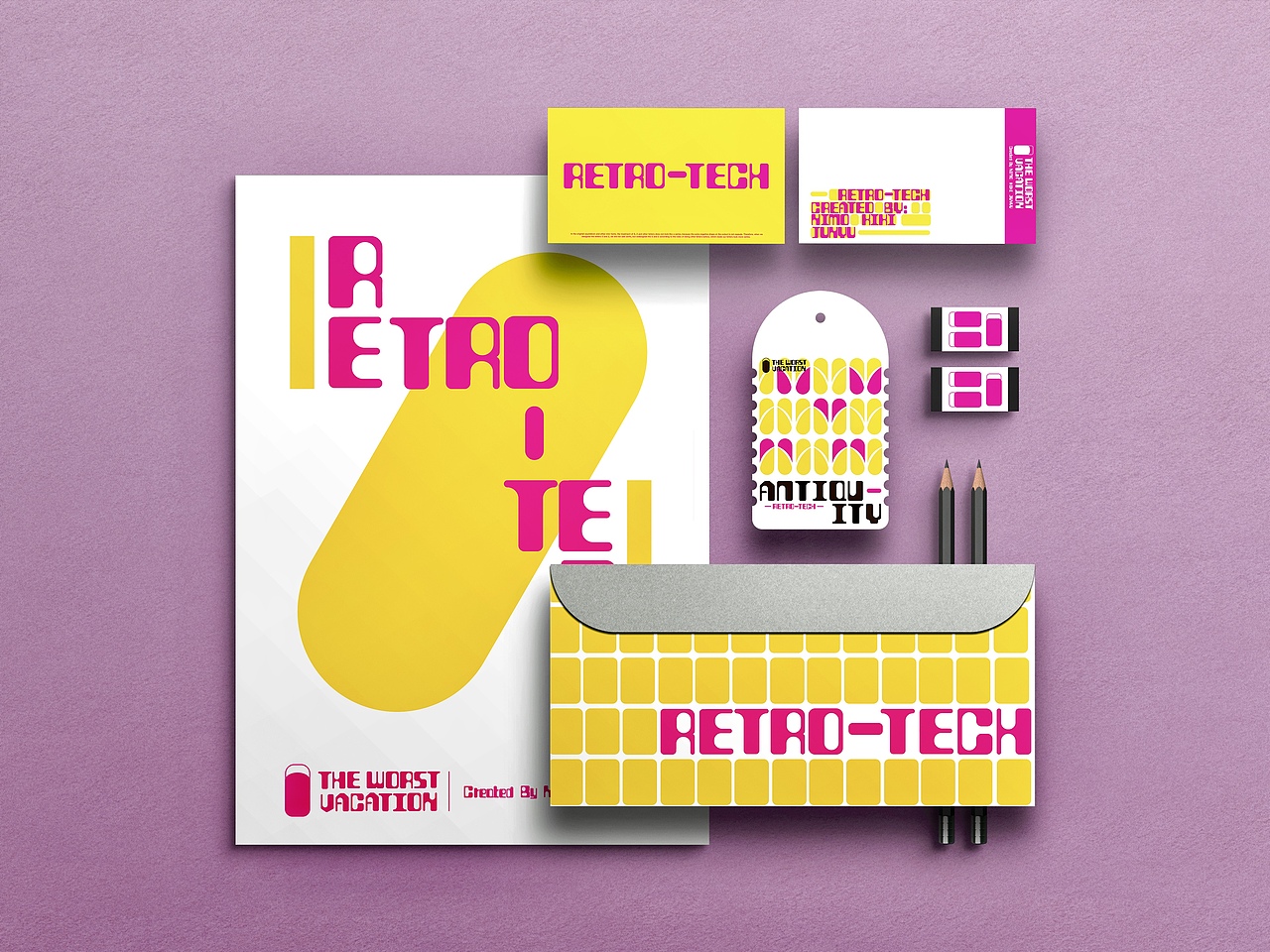 西文字体设计RETRO- TECH