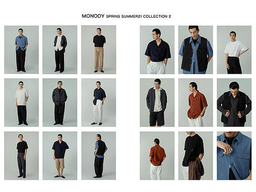 3月为朋友品牌MONODY拍摄的2021S/SLookbook 