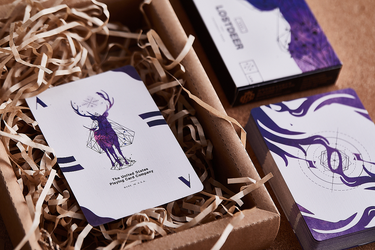 产品摄影-扑克牌-Lost Deer（图ZMTQ4NTg0NjYw） - 产品摄影 - 站酷设计师柏克珀紙品工作室原创素材 - 站酷ZCOOL