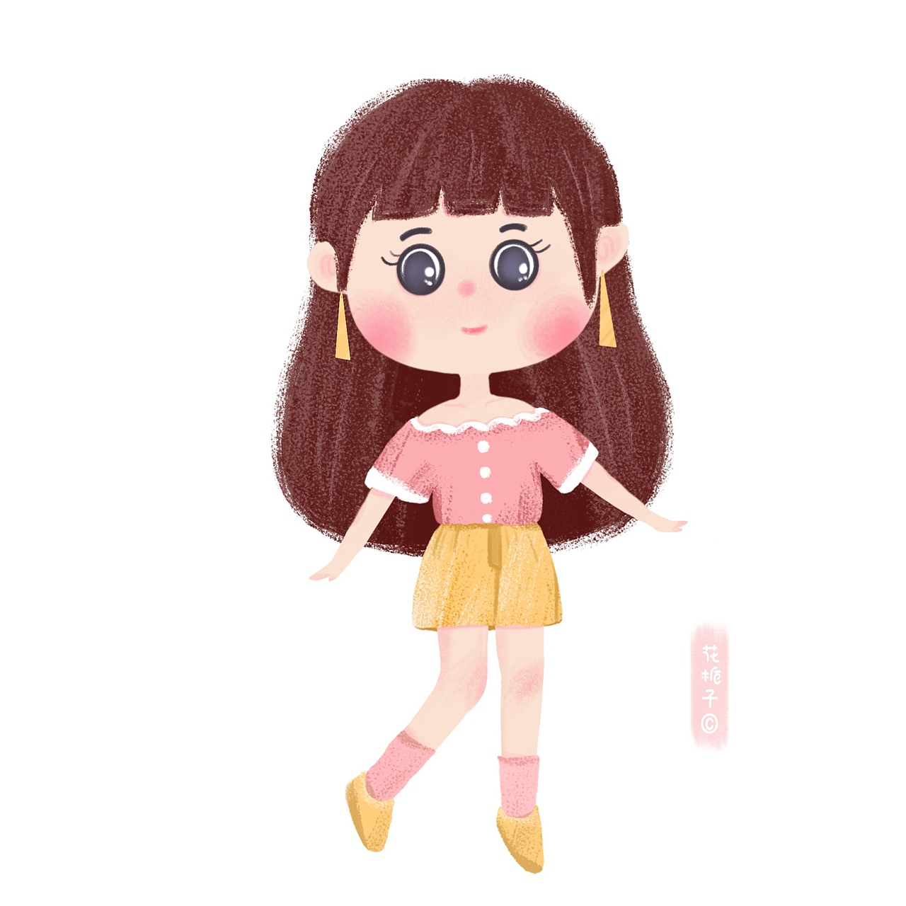 人物形态练习女生