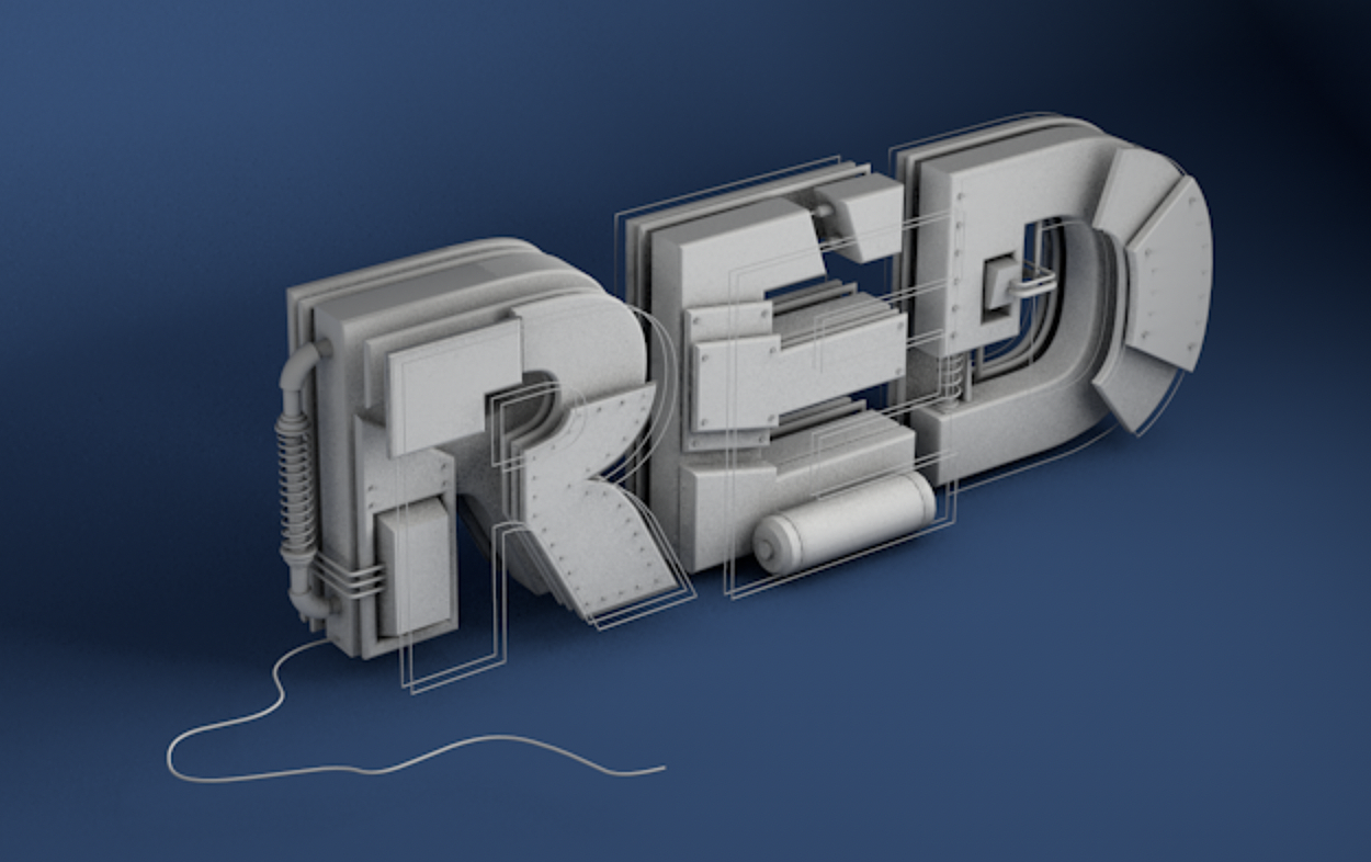 c4d机械字练习|三维|其他三维|琳琅宝贝 - 原创作品 - 站酷 (zcool)