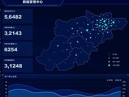 物聯(lián)網(wǎng)大屏后臺(tái)展示界面