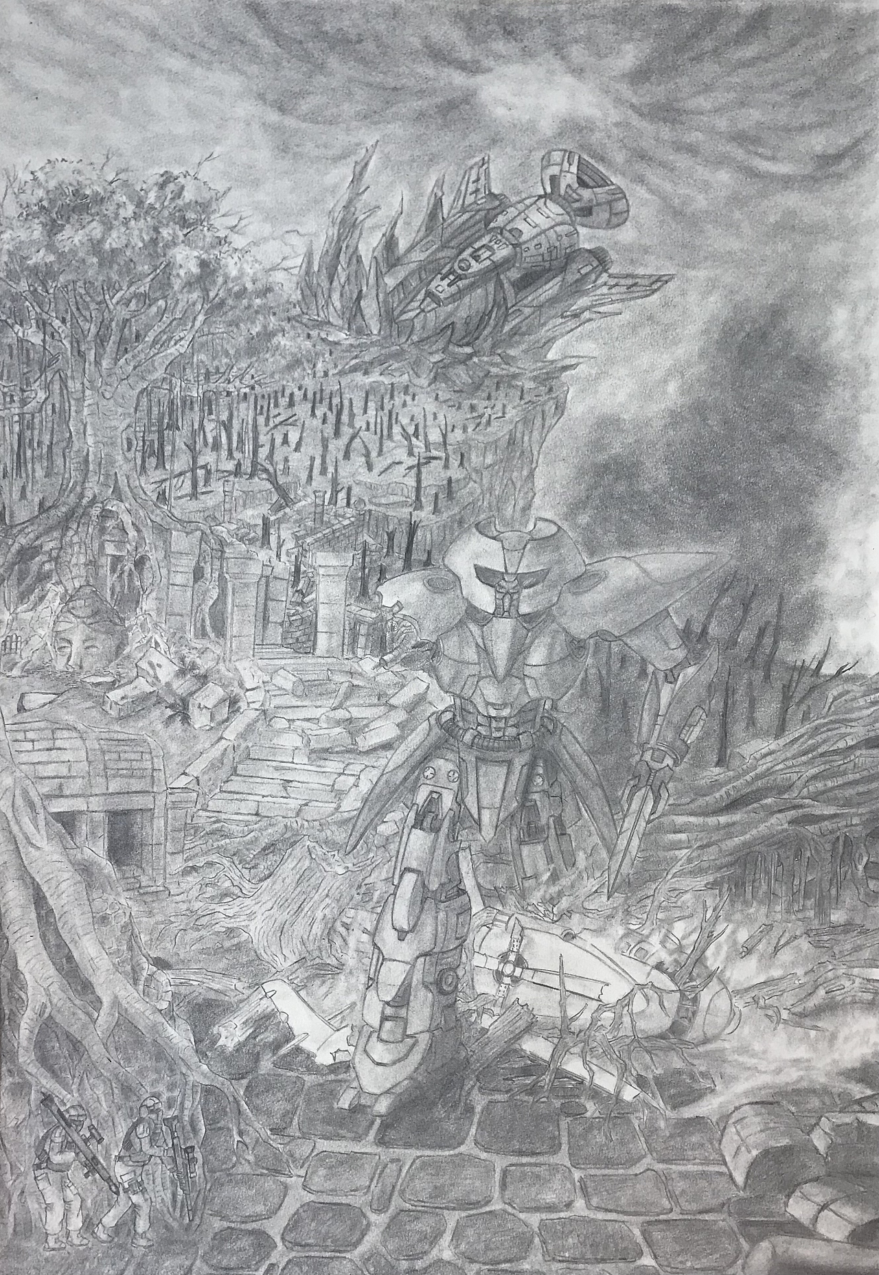 速写概念稿(原创)