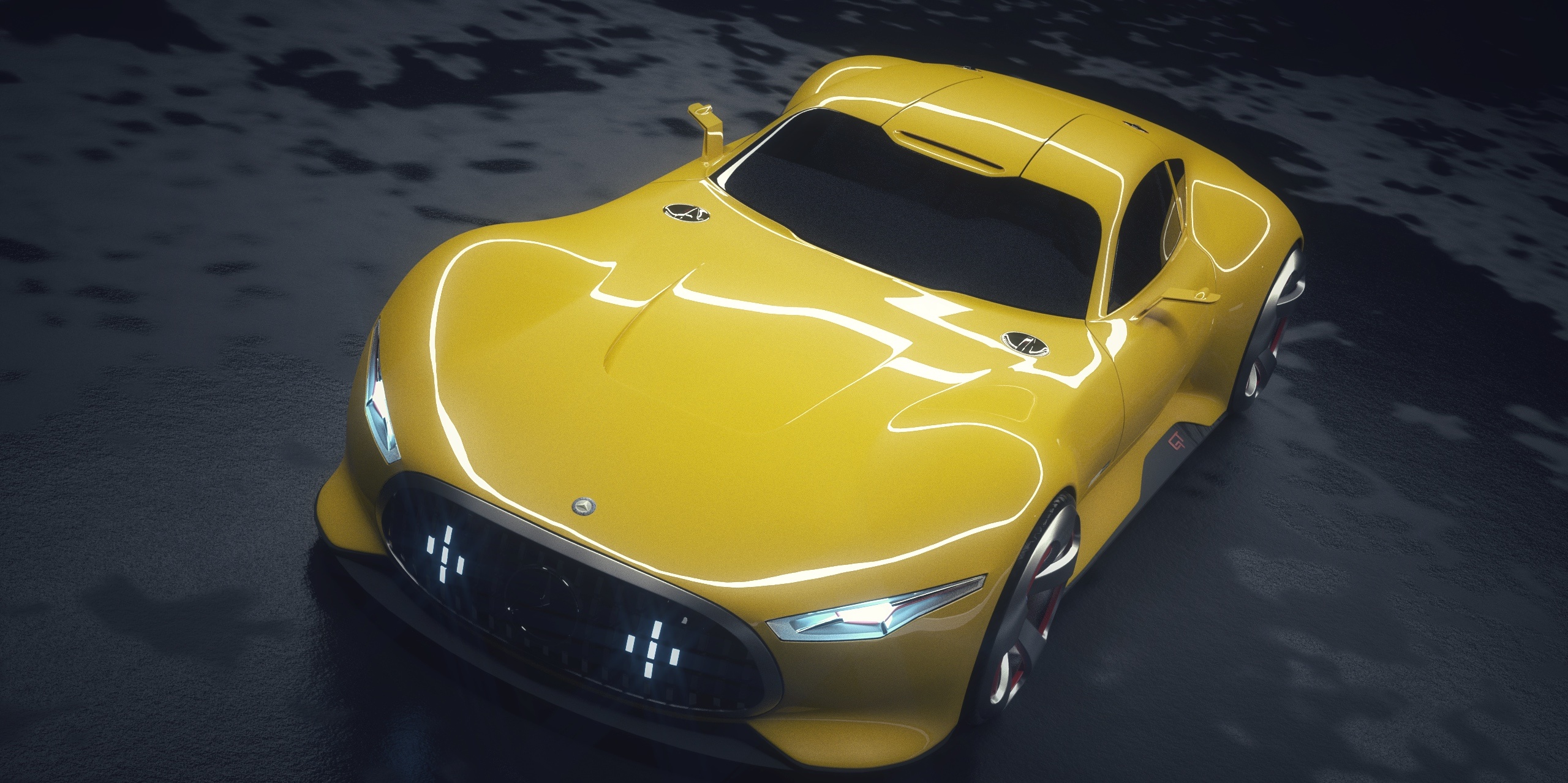 c4d oc汽车渲染测试