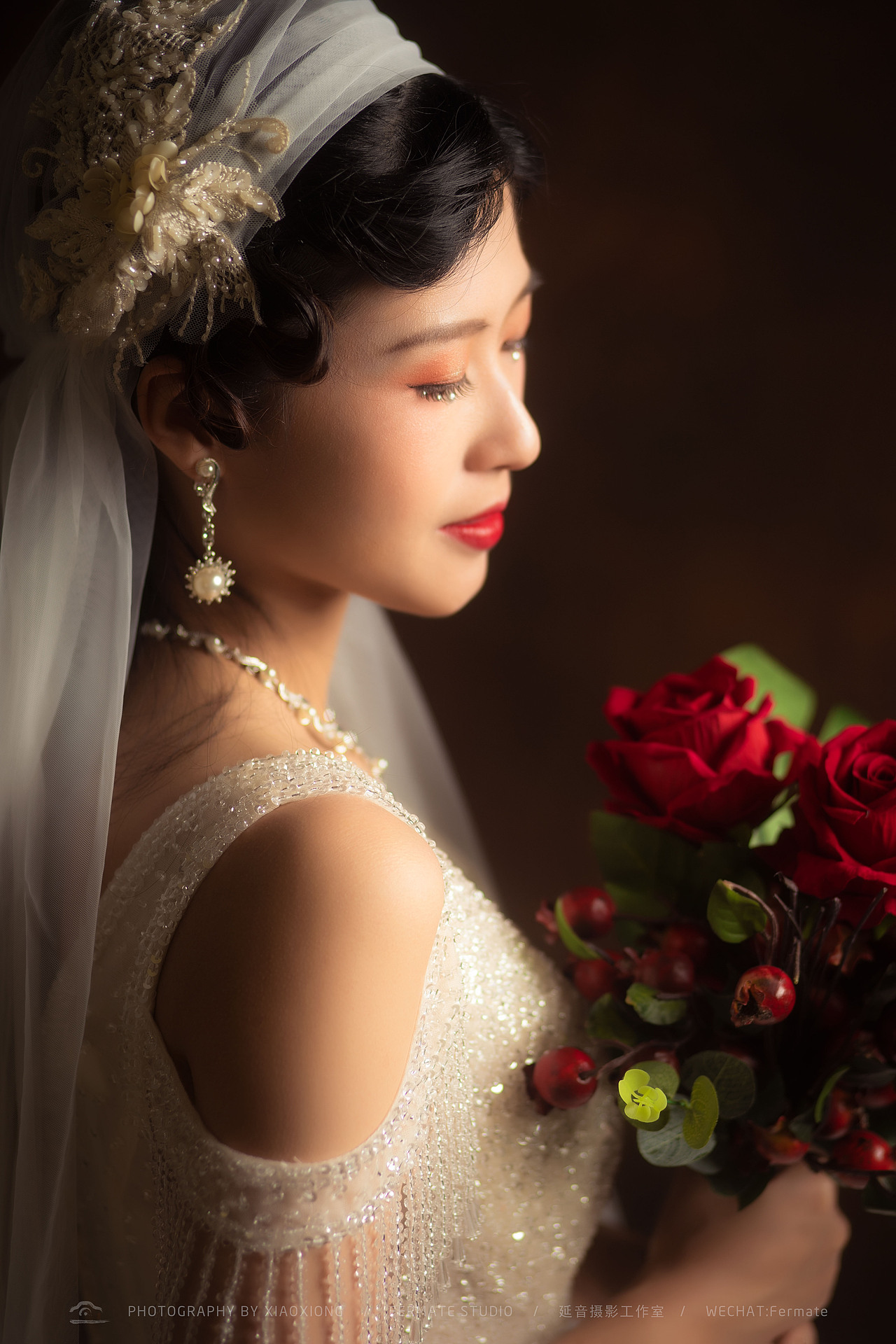 高级感复古婚纱👏