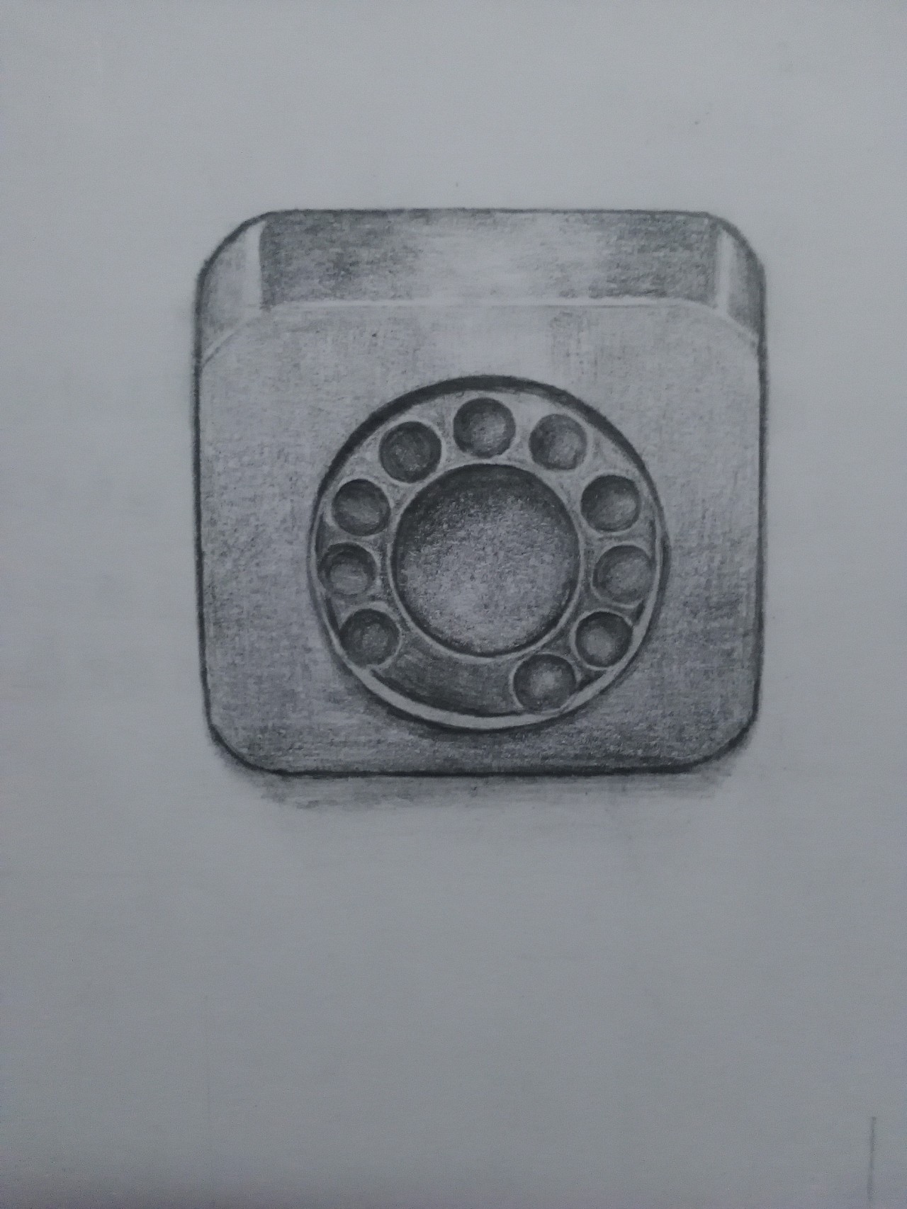 复古电话素描图片