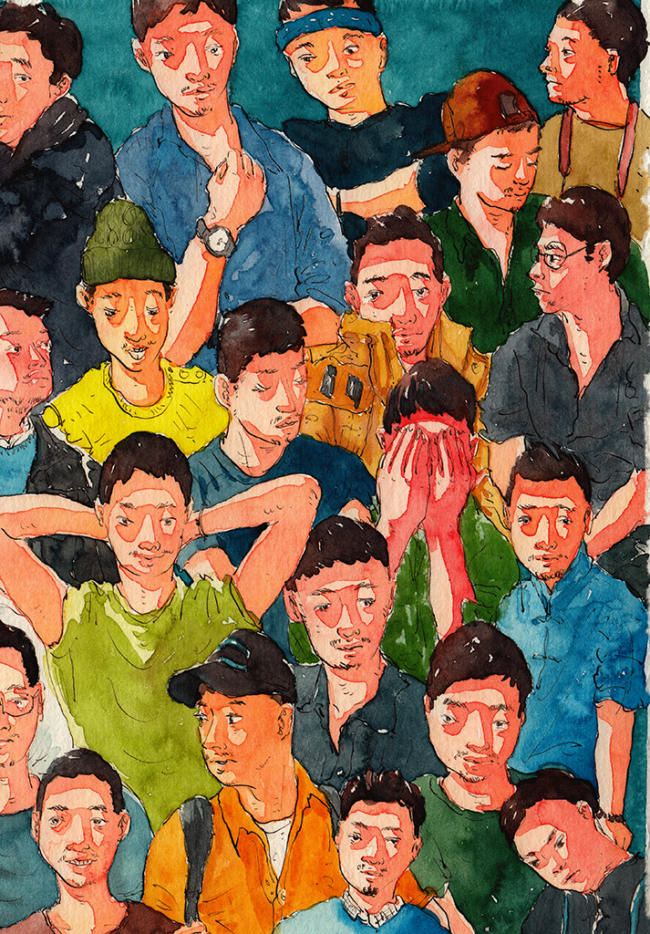 人群|插画|艺术插画|herb_hl_原创作品-站酷zcool