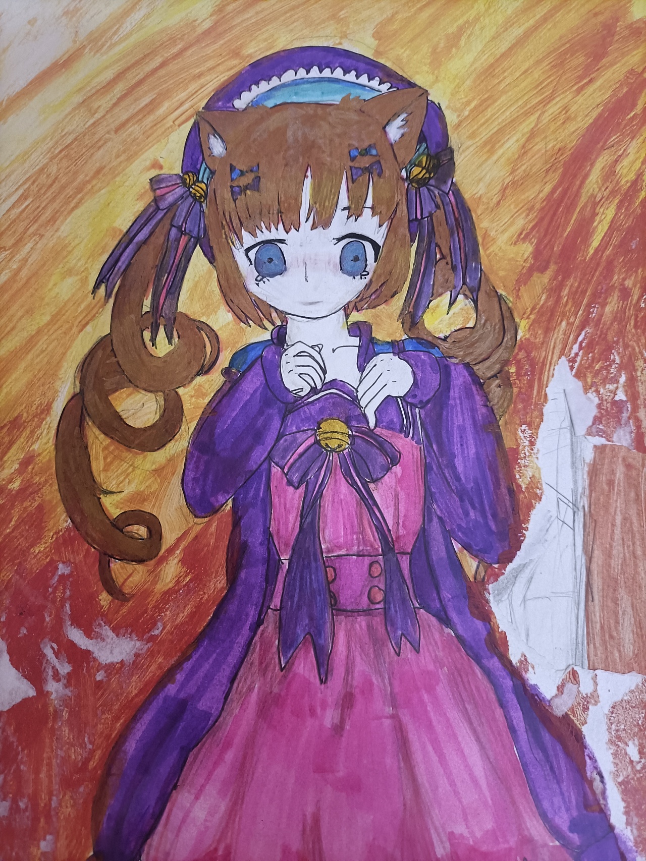 小学～初一的美术笔记|纯艺术|绘画|梓馨灰月 - 原创作品 - 站酷