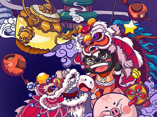 元宵节海报&王者荣耀XQ战队