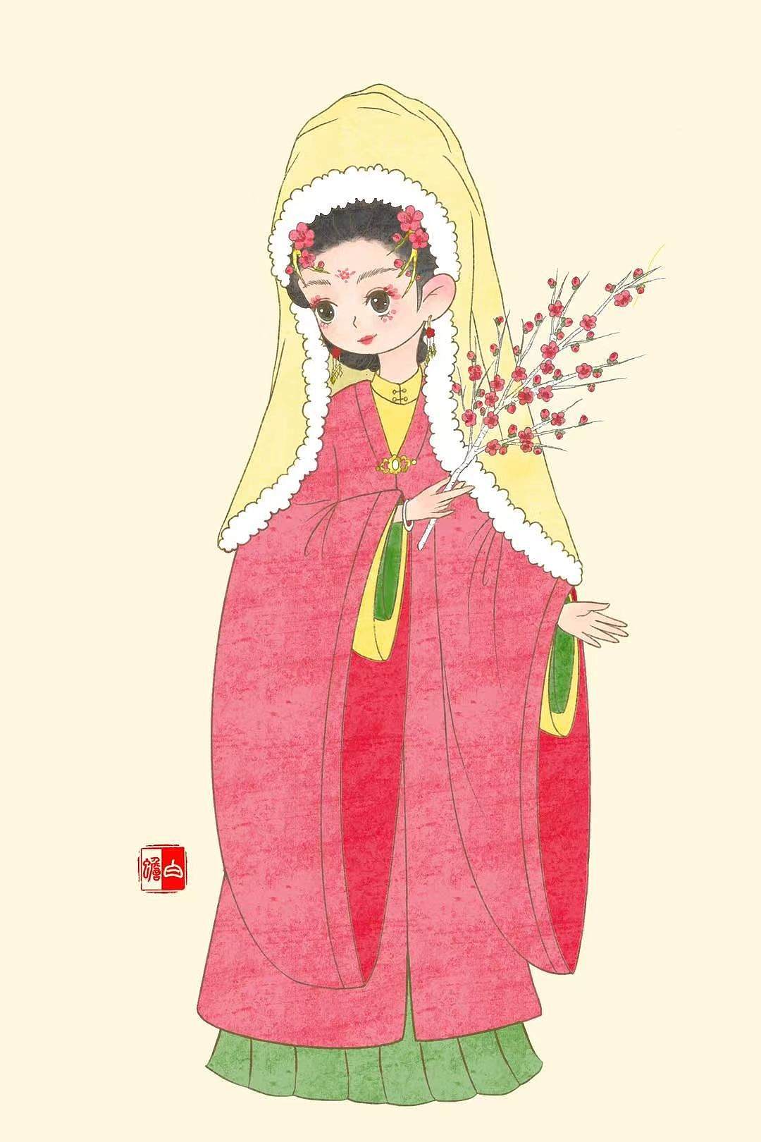 十二花神之一月梅花