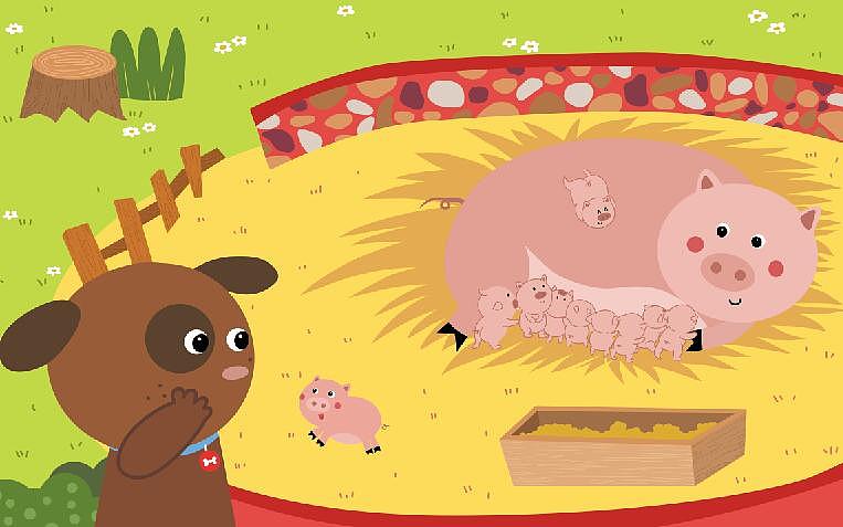 一套低幼农场故事的游戏书（图ZOTA4MTQ0NTY=） - 儿童插画 - 站酷设计师夏墩墩原创素材 - 站酷ZCOOL