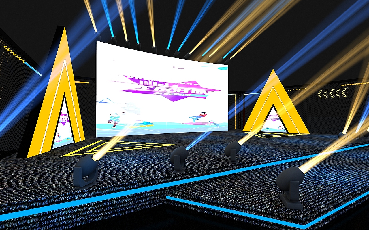 大悦城户外活动舞美效果图