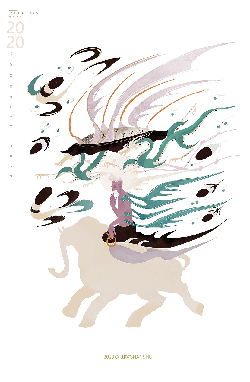 敦煌丹青（图ZMjI4Mjc1MjE2） - 创作习作 - 站酷设计师山树shanshu原创素材 - 站酷ZCOOL