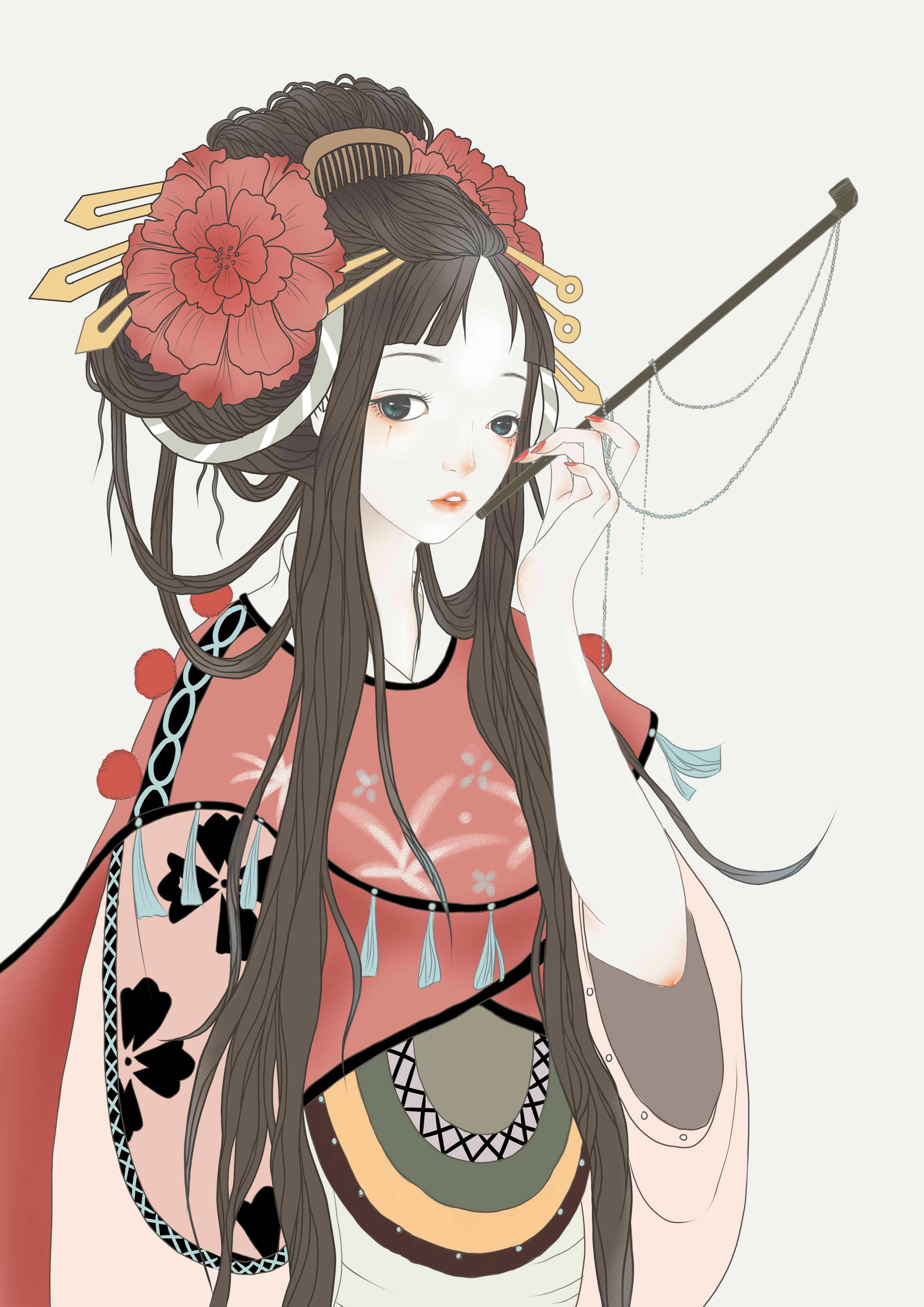 阴阳师手游―清姬|插画|创作习作|lcy菜园子 - 原创作品 - 站酷