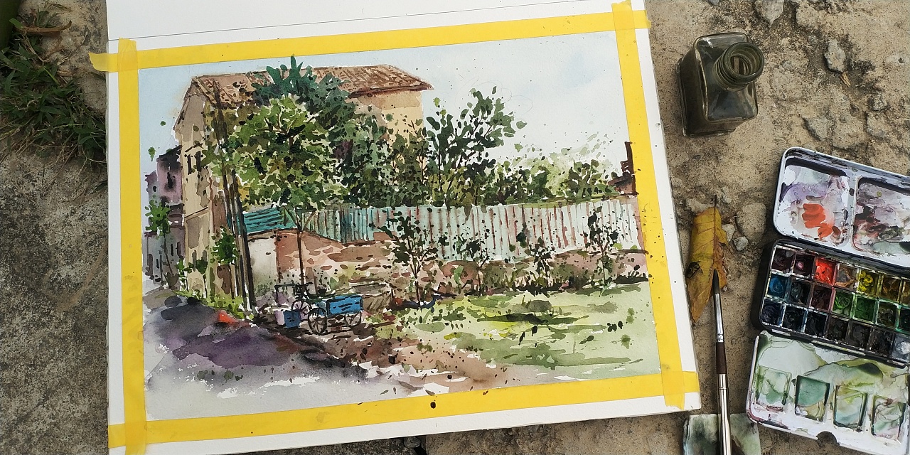 绘本08 广州采风绘画写生记录