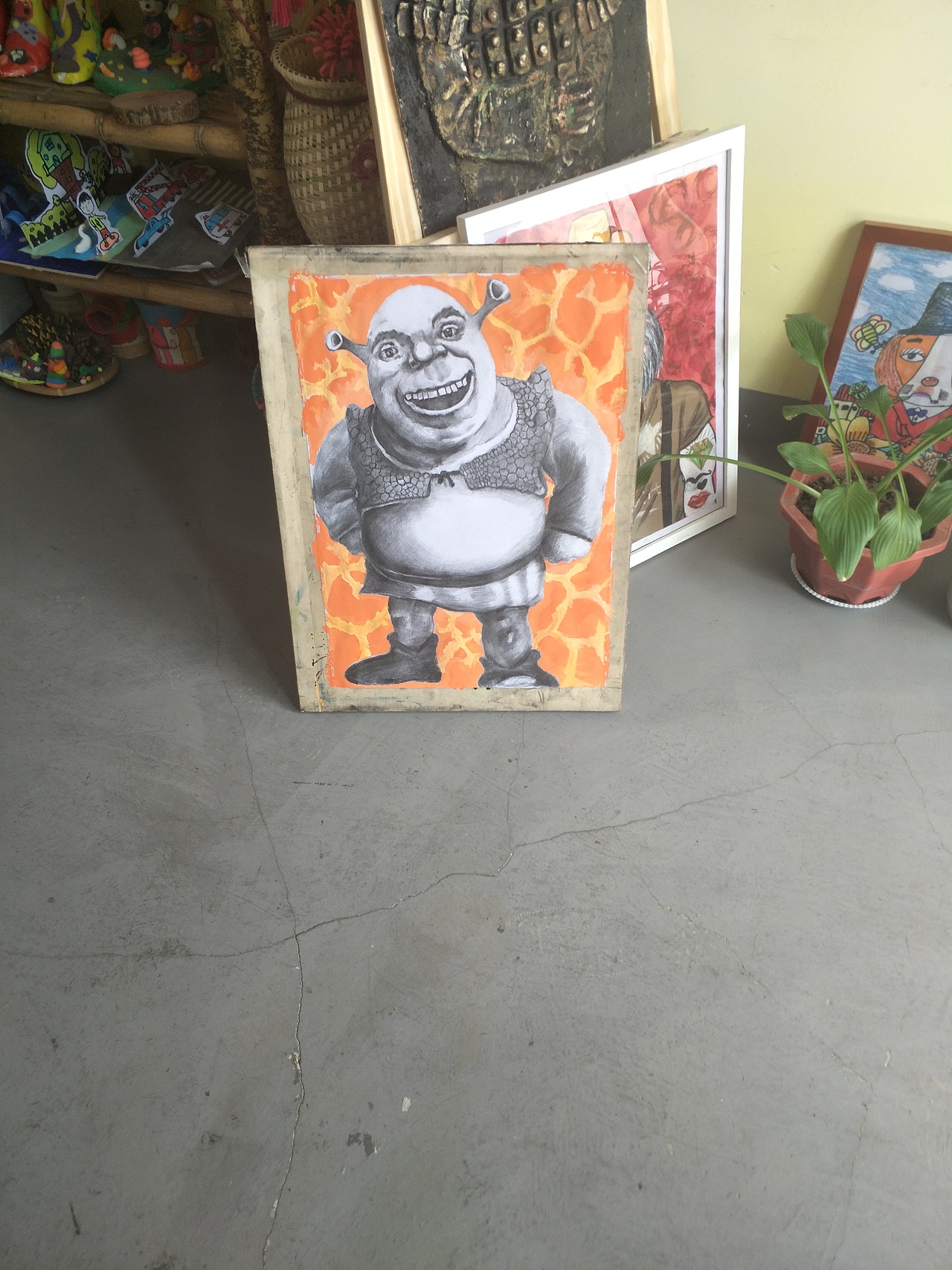 怪物史萊克（圖ZMTMyODQyMzYw） - 繪畫 - 站酷設(shè)計(jì)師詮釋灬吳雙原創(chuàng)素材 - 站酷ZCOOL