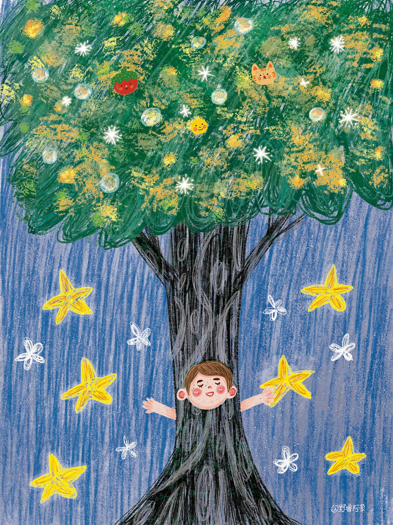 一些小美好（图ZMjY3NTcxMDQw） - 儿童插画 - 站酷设计师野兽阿蒙原创素材 - 站酷ZCOOL