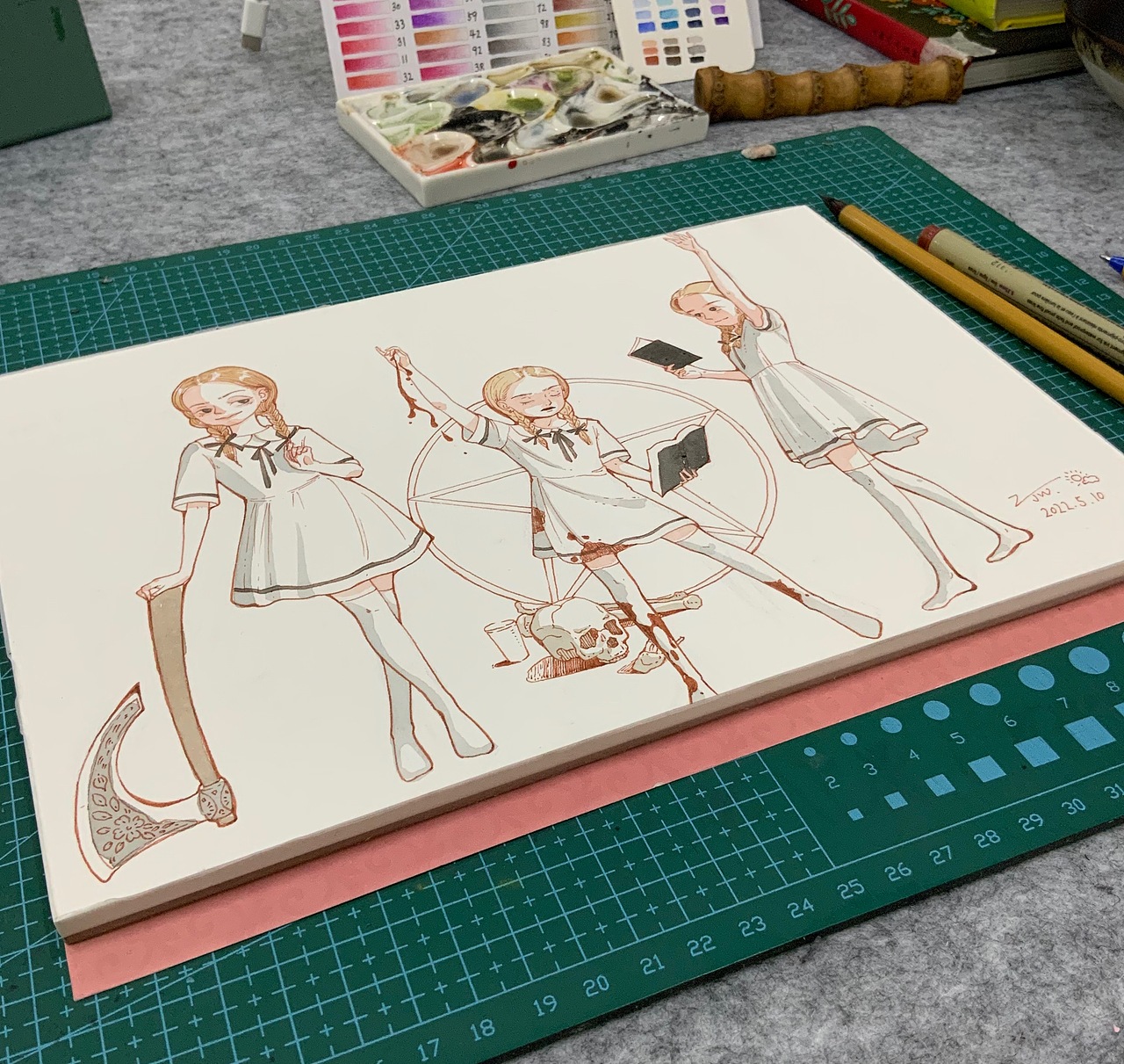 九天速写练习（图ZMzAyNjQ2Nzg4） - 创作习作 - 站酷设计师静微啊原创素材 - 站酷ZCOOL