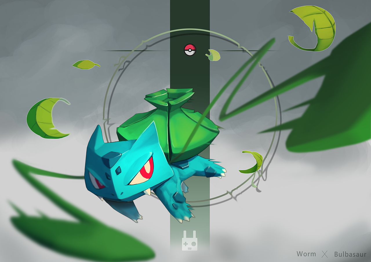 妙蛙种子_bigworms-站酷zcool