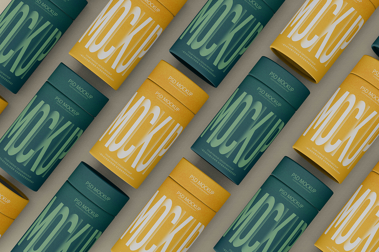 纸罐茶叶包装样机（图ZMjg2OTQ4MDU2） - 包装 - 站酷设计师遇见吾桐原创素材 - 站酷ZCOOL