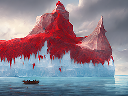 #站酷梦笔#一望无际的冰山