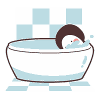 呆呆小熊的茸小松QQ表情3