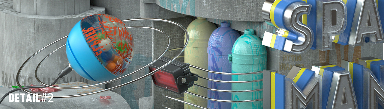 TECH CONCRETE POST（图ZMTUwNTc5MzQw） - 其他三维 - 站酷设计师李丰帆原创素材 - 站酷ZCOOL